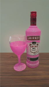 700ml Smirnoff + Wine Glass