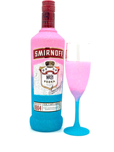 700ml Smirnoff + Champagne Glass