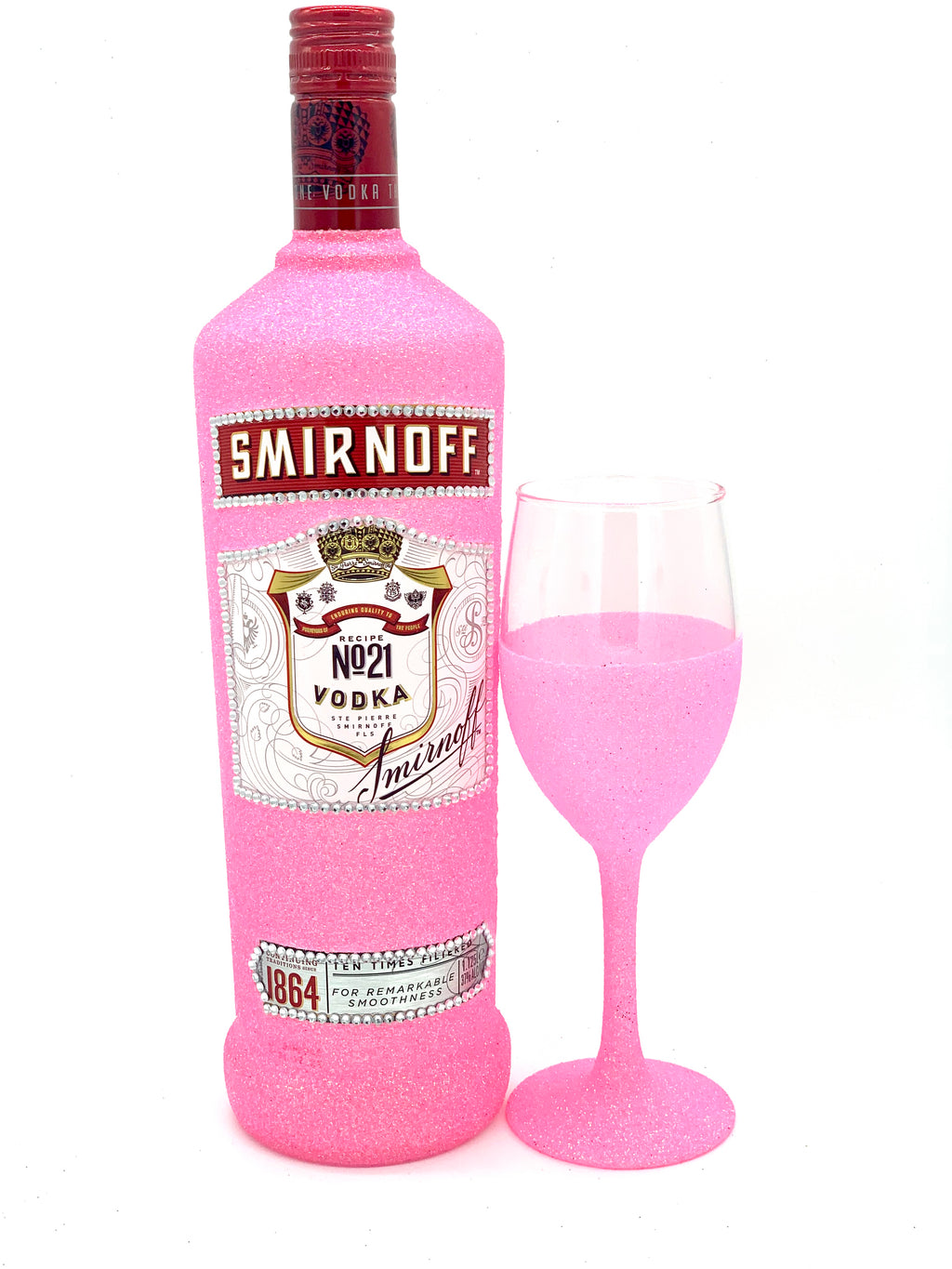 700ml Smirnoff + Wine Glass