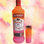 700ml Smirnoff + Shot Glass