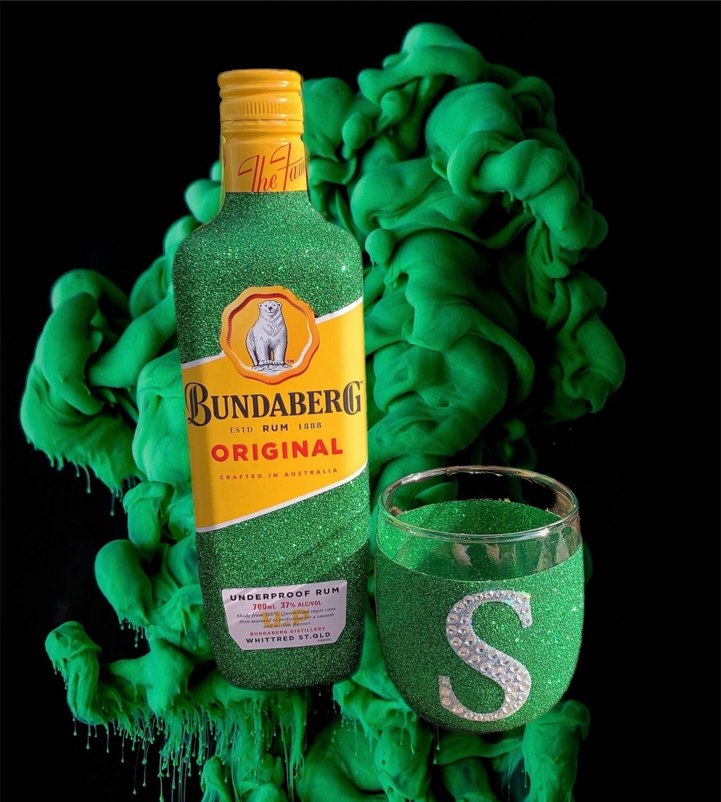 700ml Bundaberg + Scotch Glass