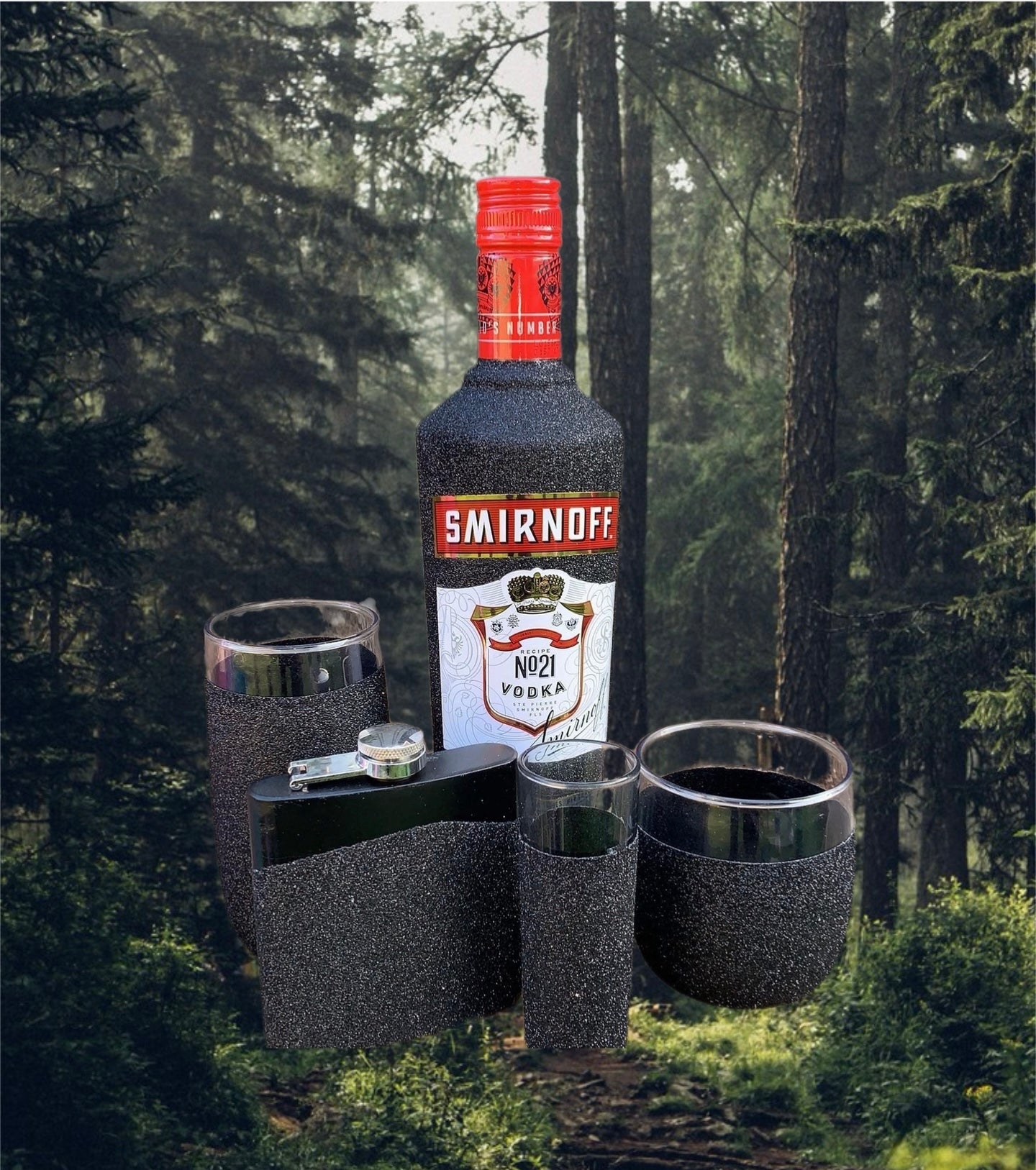 700ml Smirnoff + Shot Glass