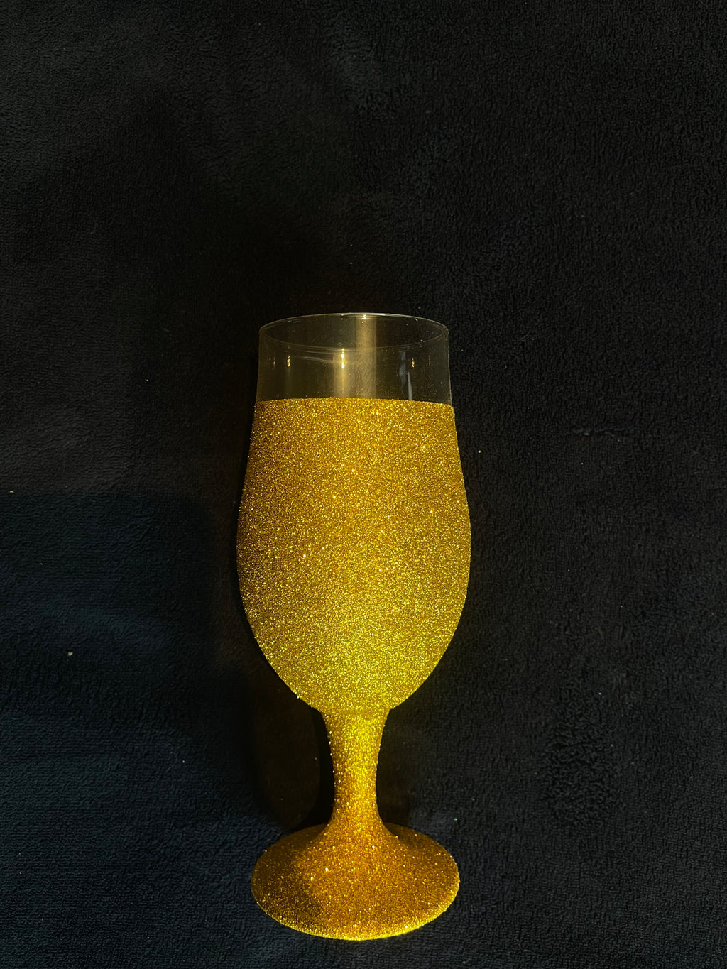 Metallic Gold Craft Beer Glass